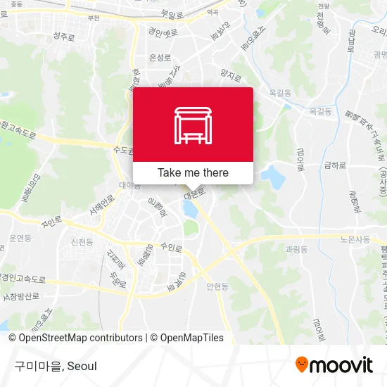 구미마을 map