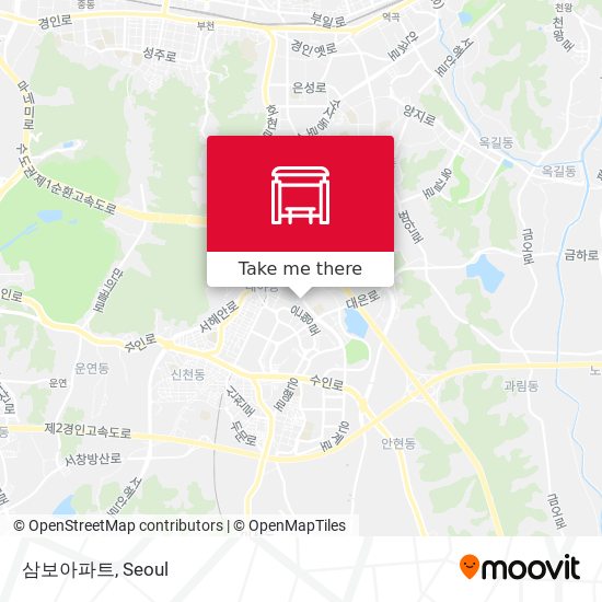 삼보아파트 map
