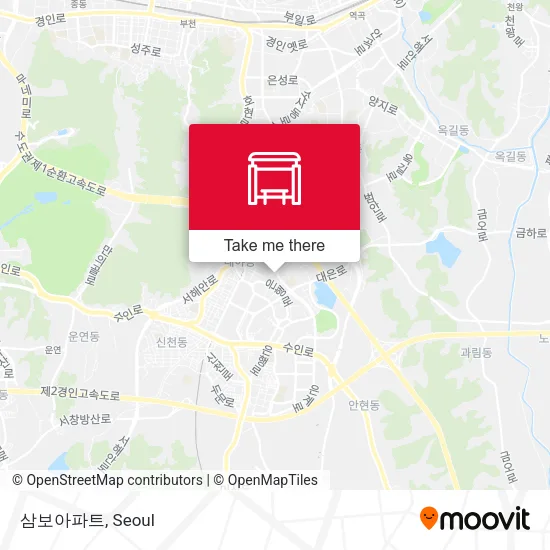 삼보아파트 map