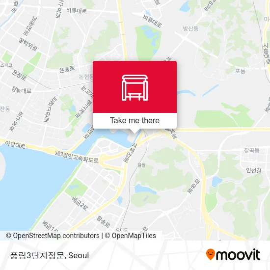 풍림3단지정문 map