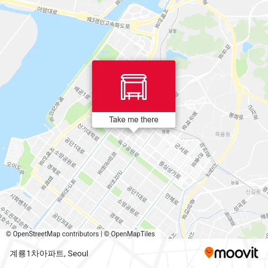 계룡1차아파트 map