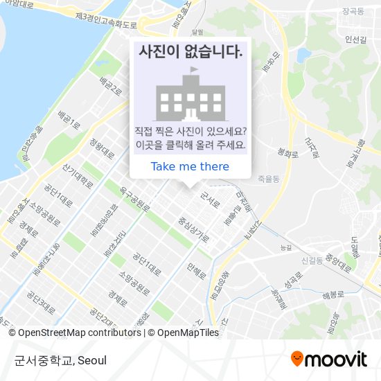 군서중학교 map