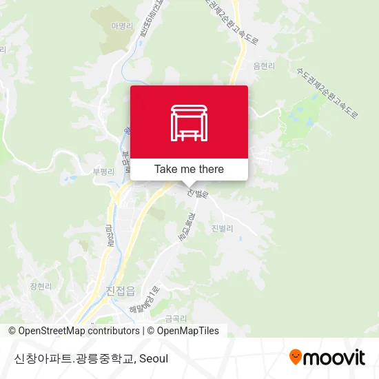 신창아파트.광릉중학교 map