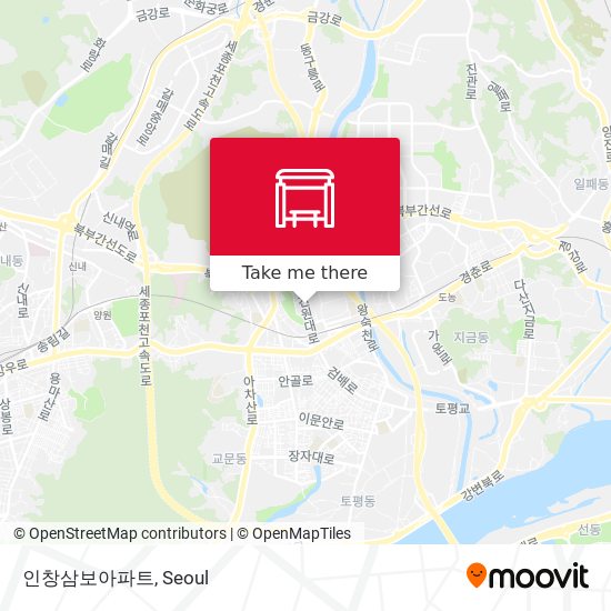 인창삼보아파트 map