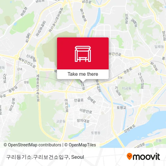 구리등기소.구리보건소입구 map