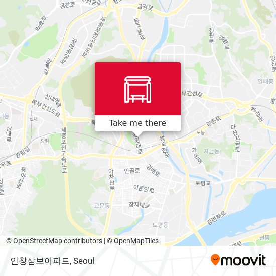 인창삼보아파트 map