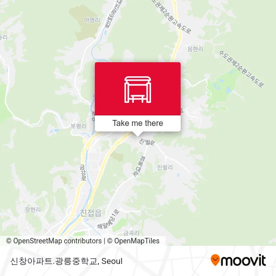 신창아파트.광릉중학교 map