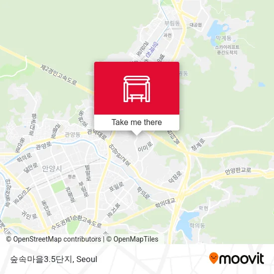 숲속마을3.5단지 map