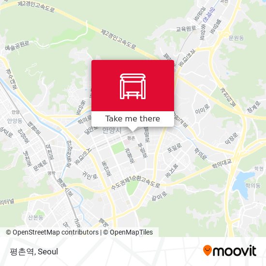 평촌역 map