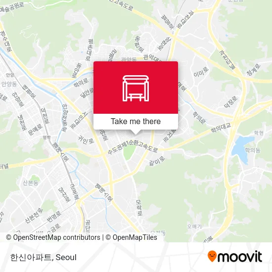 한신아파트 map