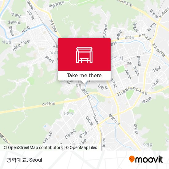 명학대교 map