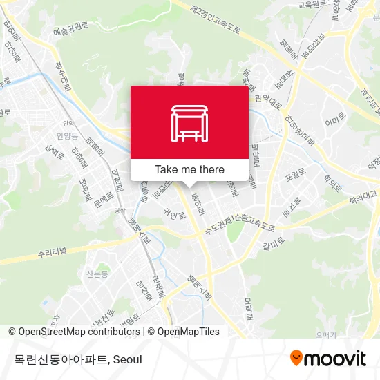 목련신동아아파트 map