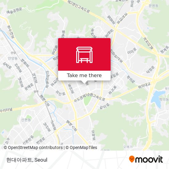 현대아파트 map