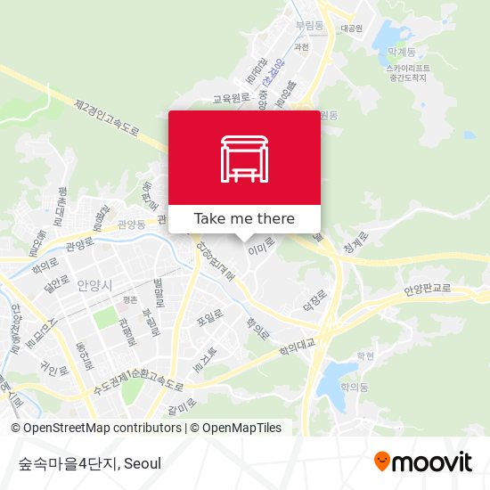 숲속마을4단지 map