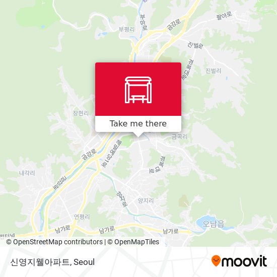 신영지웰아파트 map