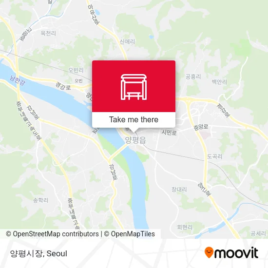 양평시장 map