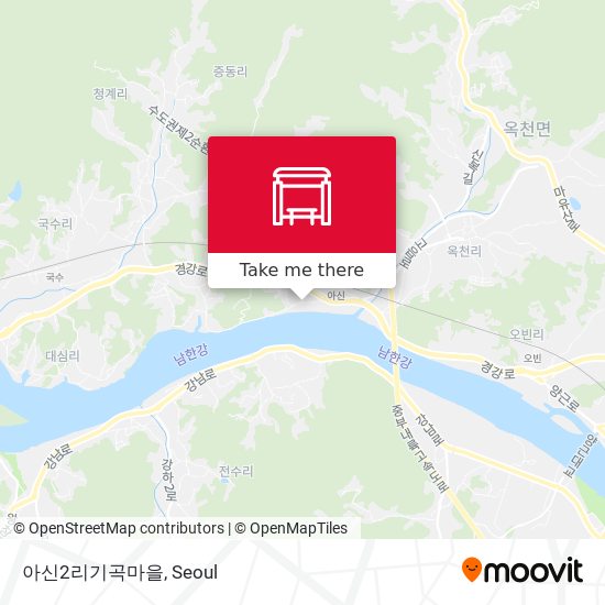 아신2리기곡마을 map