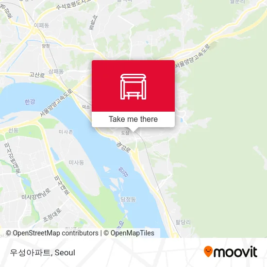 우성아파트 map