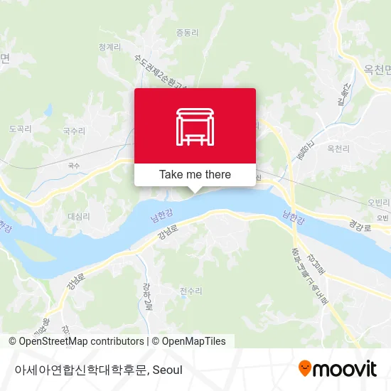 아세아연합신학대학후문 map
