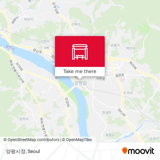 양평시장 map