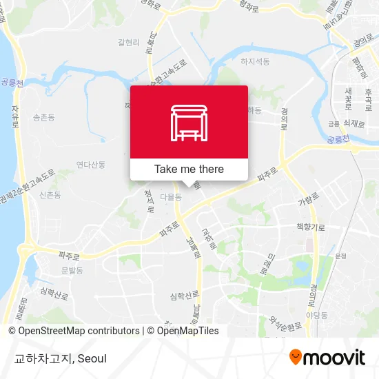 교하차고지 map