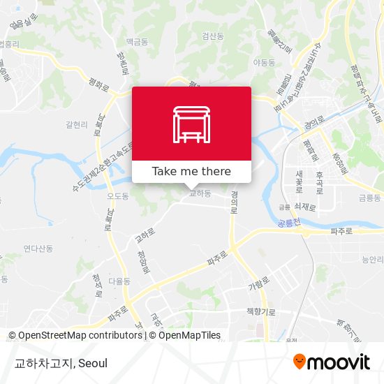 교하차고지 map