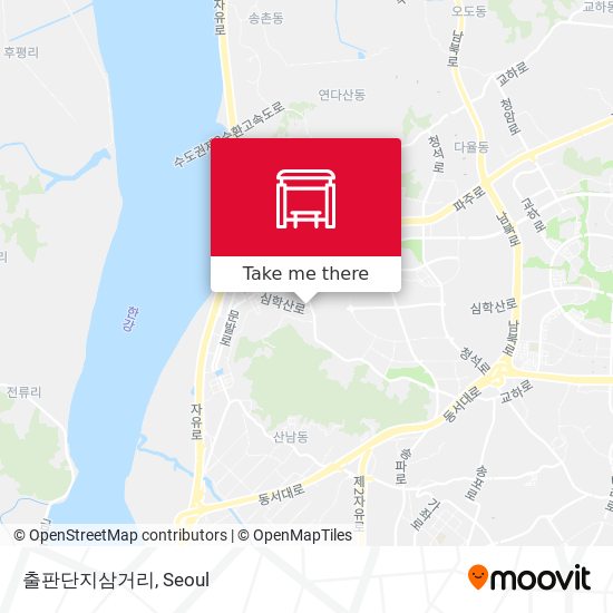 출판단지삼거리 map