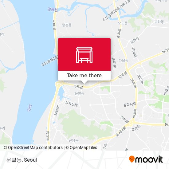 문발동 map