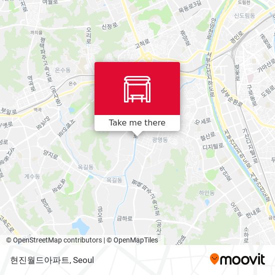 현진월드아파트 map