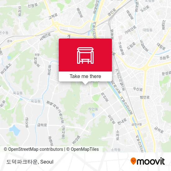 도덕파크타운 map