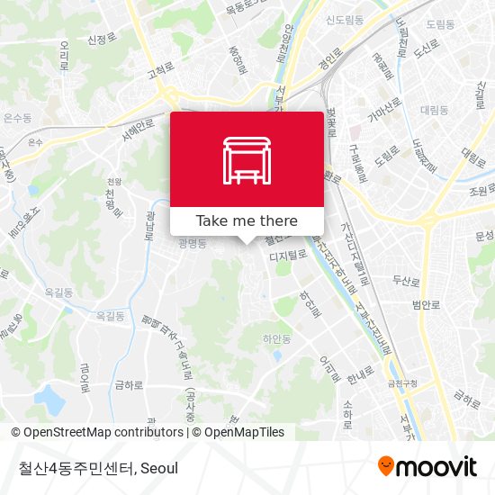철산4동주민센터 map