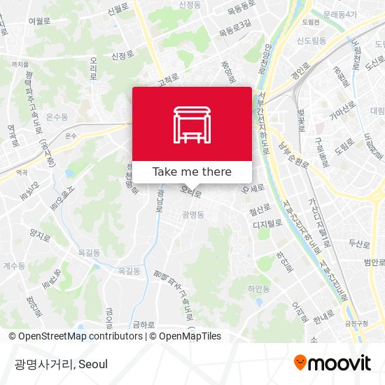 광명사거리 map