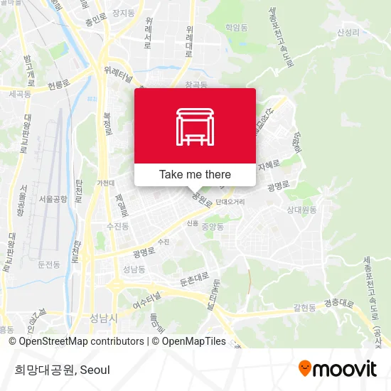 희망대공원 map