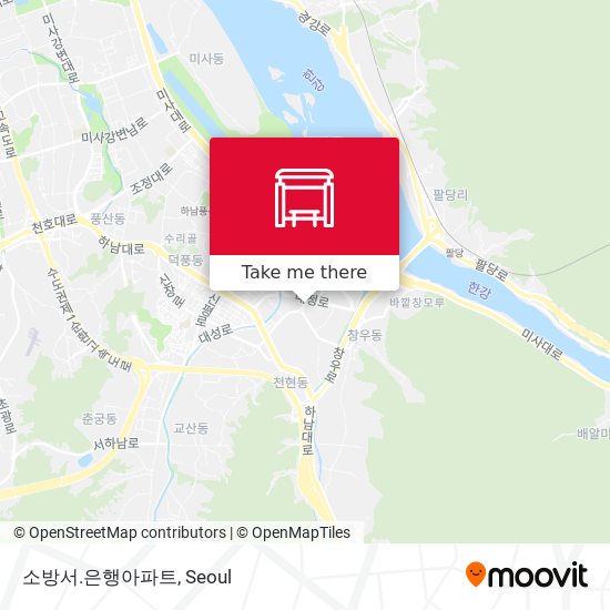 소방서.은행아파트 map