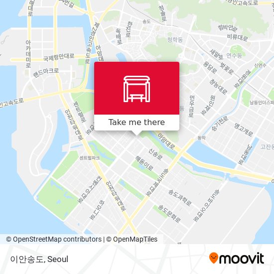 이안송도 map