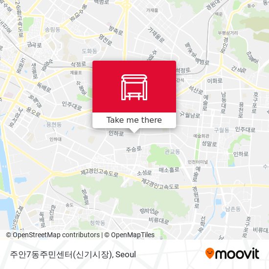 주안7동주민센터(신기시장) map