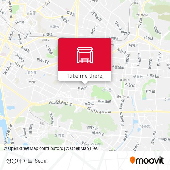 쌍용아파트 map