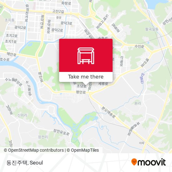 동진주택 map