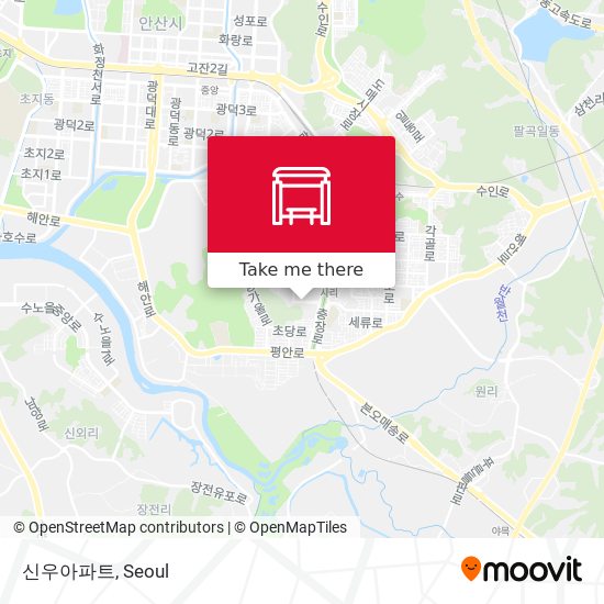 신우아파트 map