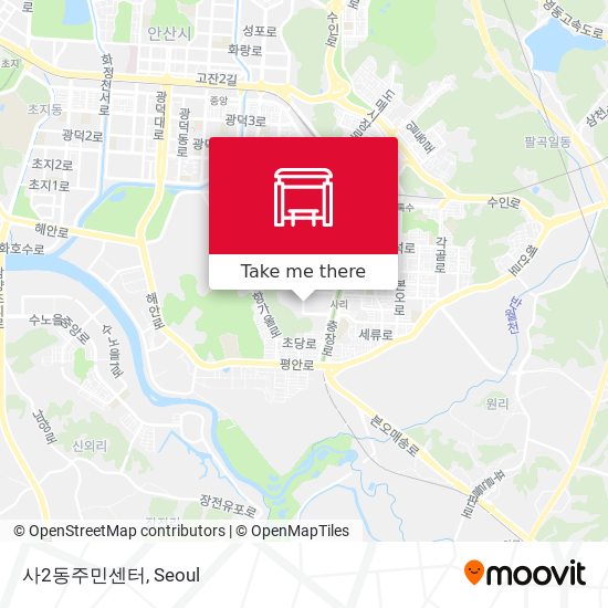 사2동주민센터 map
