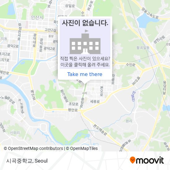 시곡중학교 map