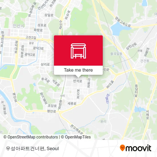 우성아파트건너편 map