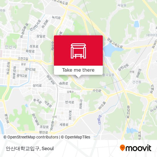 안산대학교입구 map