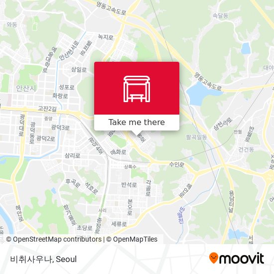 비취사우나 map