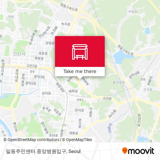 일동주민센터.중앙병원입구 map