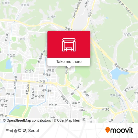 부곡중학교 map
