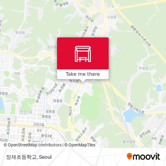 정재초등학교 map