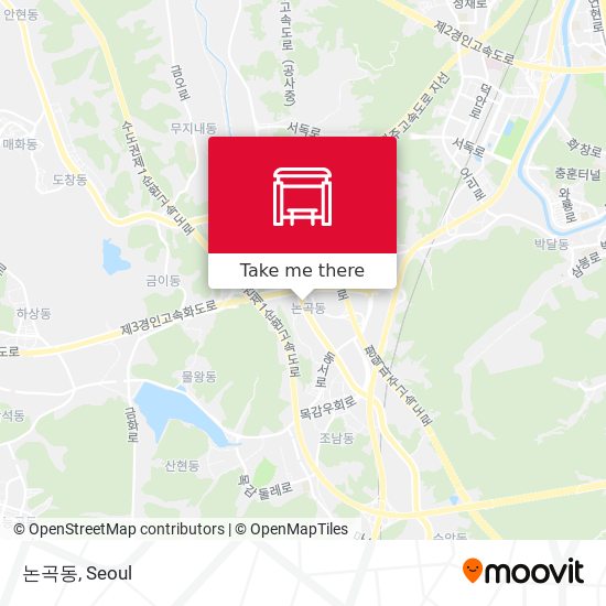 논곡동 map