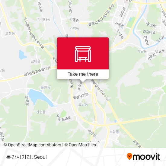 목감사거리 map