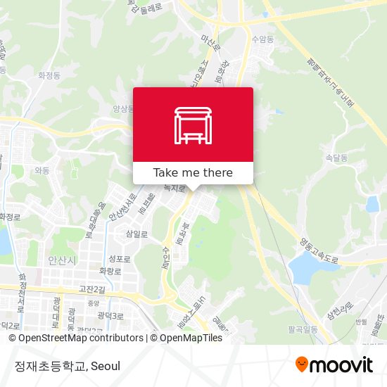 정재초등학교 map